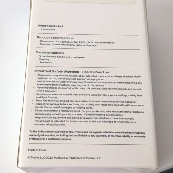 P.volve Pvolve Light Ankle Band New - Picture 4 of 4